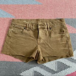 Madewell low rise shorts